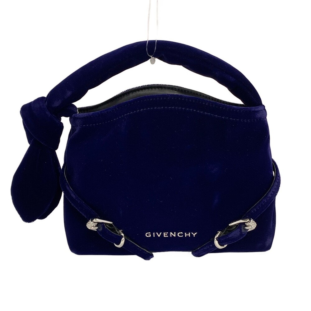Givenchy Nano Voyeu Navy Velvet Leather #363123G70B